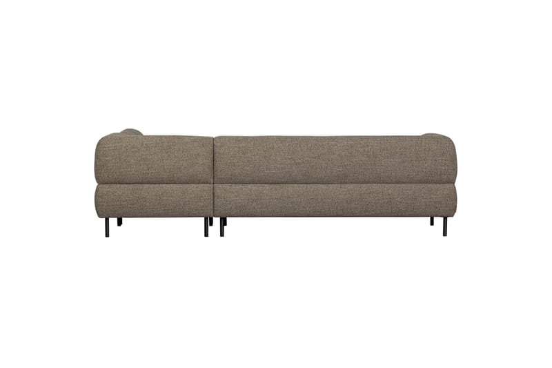 Ranta Sofa med Sjeselong 3-seter - Mørkebrun - Møbler - Sofaer - Sofa med sjeselong - 3 seters sofa med divan