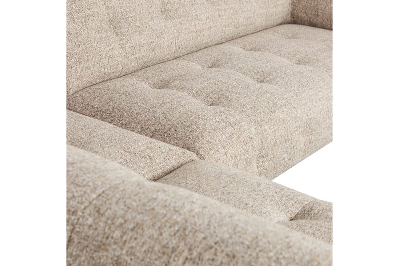 Ranta Sofa med Sjeselong 3-seter - Naturmelange - Møbler - Sofaer - Sofa med sjeselong - 3 seters sofa med divan