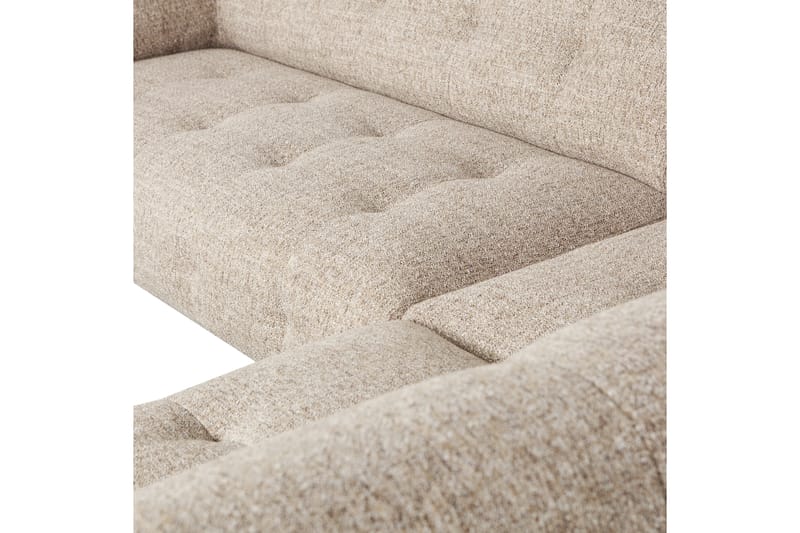 Ranta Sofa med Sjeselong 3-seter - Naturmelange - Møbler - Sofaer - Sofa med sjeselong - 3 seters sofa med divan