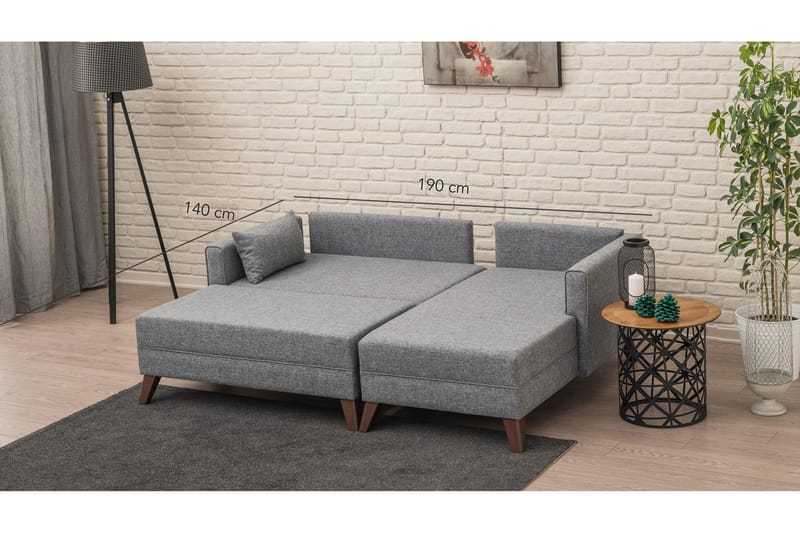 Antigua Sovesofa Høyre - Møbler - Sofaer - Sofa med sjeselong - 4 seters sofa med divan