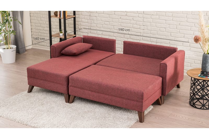 Antigua Sovesofa Venstre - Møbler - Sofaer - Sofa med sjeselong - 4 seters sofa med divan