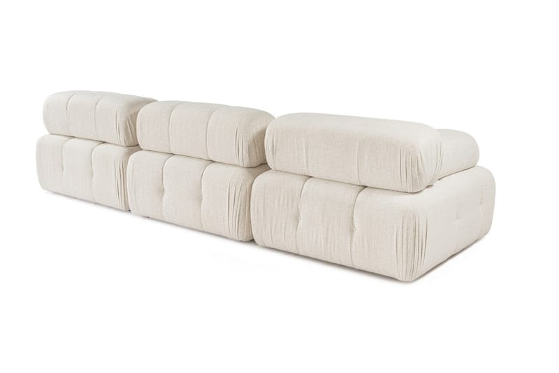 Bengul Boblende Divansofa 3-seter 315 cm - Lysebeige - Møbler - Sofaer - Sofa med sjeselong - 4 seters sofa med divan