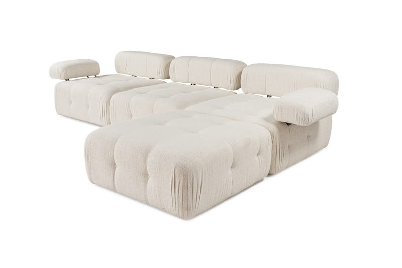 Bengul Boblende Divansofa 3-seter 315 cm - Lysebeige - Møbler - Sofaer - Sofa med sjeselong - 4 seters sofa med divan