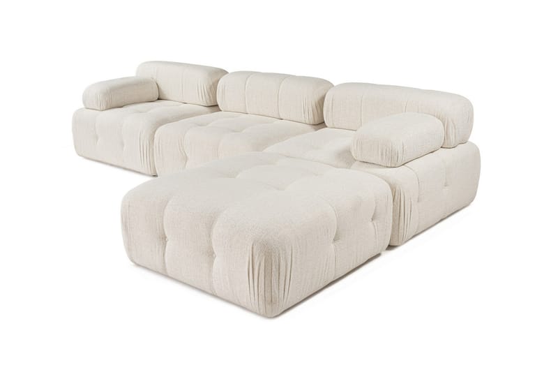 Bengul Boblende Divansofa 3-seter 315 cm - Lysebeige - Møbler - Sofaer - Sofa med sjeselong - 4 seters sofa med divan