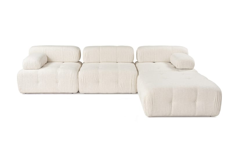 Bengul Boblende Divansofa 3-seter 315 cm - Lysebeige - Møbler - Sofaer - Sofa med sjeselong - 4 seters sofa med divan