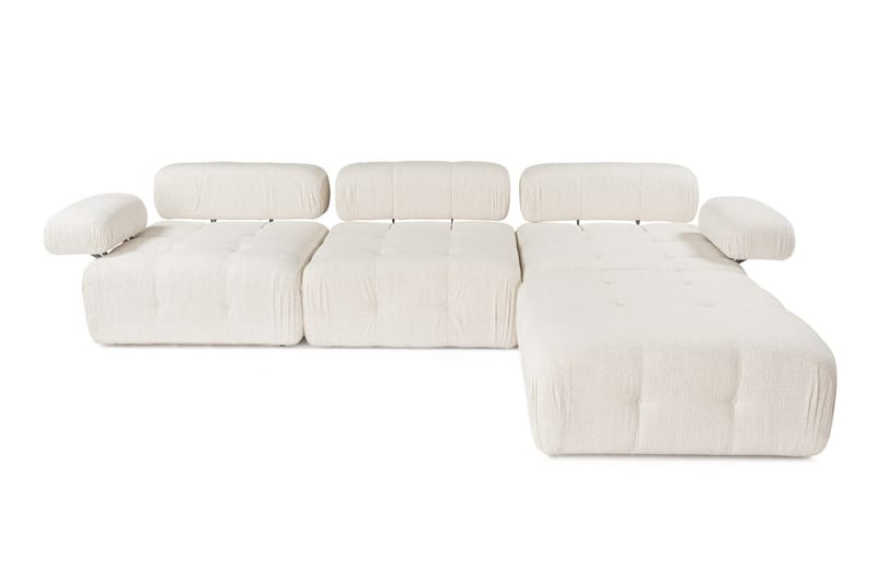 Bengul Boblende Divansofa 3-seter 315 cm - Lysebeige - Møbler - Sofaer - Sofa med sjeselong - 4 seters sofa med divan