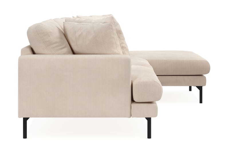 Menard 4-seters Divansofa - Beige - Møbler - Sofaer - Sofa med sjeselong - 4 seters sofa med divan