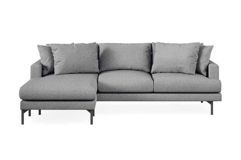 Menard 4-seters Divansofa - Grå - Møbler - Sofaer - Sofa med sjeselong - 4 seters sofa med divan