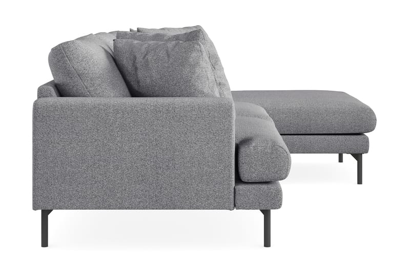 Menard 4-seters Divansofa - Grå - Møbler - Sofaer - Sofa med sjeselong - 4 seters sofa med divan