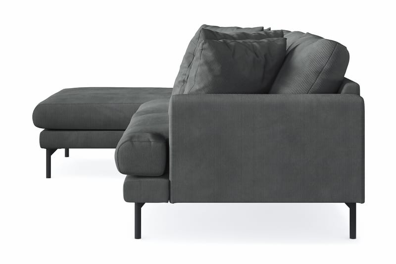 Menard 4-seters Divansofa - Grå - Møbler - Sofaer - Sofa med sjeselong - 4 seters sofa med divan