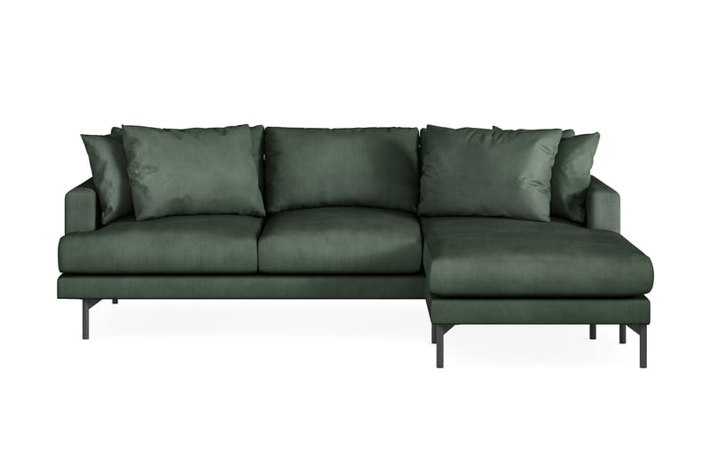 Menard 4-seters Divansofa - Grønn - Møbler - Sofaer - Sofa med sjeselong - 4 seters sofa med divan