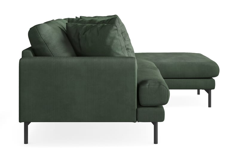 Menard 4-seters Divansofa - Grønn - Møbler - Sofaer - Sofa med sjeselong - 4 seters sofa med divan