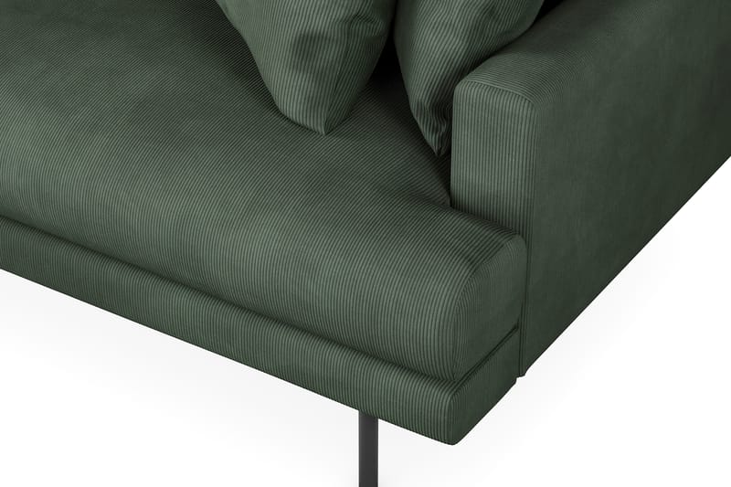 Menard 4-seters Divansofa - Grønn - Møbler - Sofaer - Sofa med sjeselong - 4 seters sofa med divan