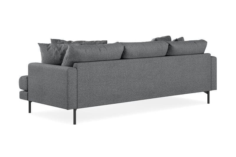 Menard 4-seters Divansofa - Mørkegrå - Møbler - Sofaer - Sofa med sjeselong - 4 seters sofa med divan