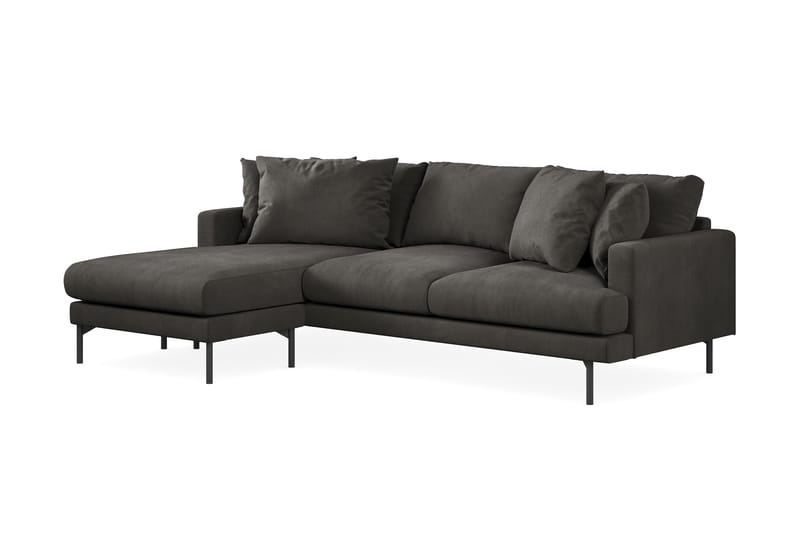 Menard 4-seters Divansofa - Mørkegrå - Møbler - Sofaer - Sofa med sjeselong - 4 seters sofa med divan