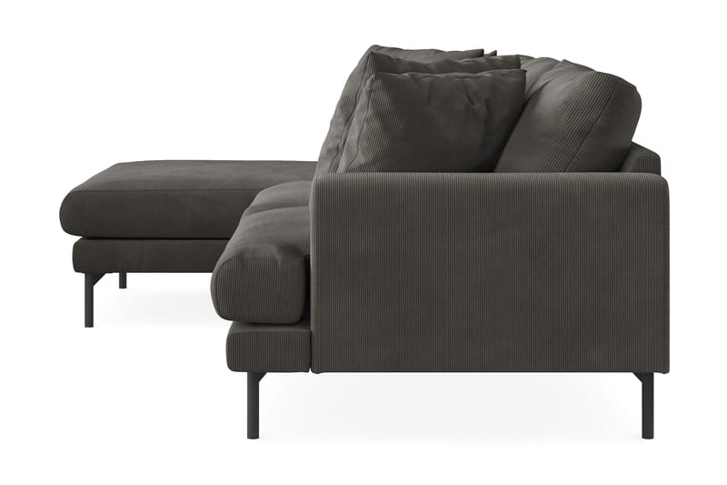 Menard 4-seters Divansofa - Mørkegrå - Møbler - Sofaer - Sofa med sjeselong - 4 seters sofa med divan