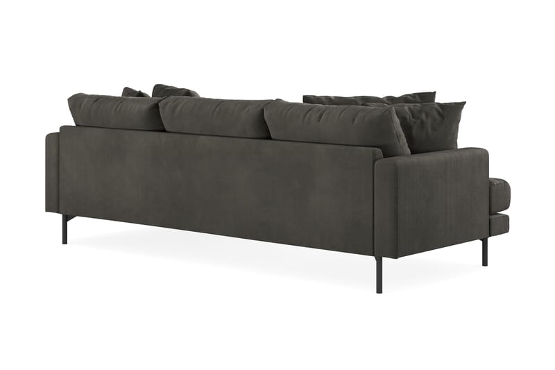 Menard 4-seters Divansofa - Mørkegrå - Møbler - Sofaer - Sofa med sjeselong - 4 seters sofa med divan