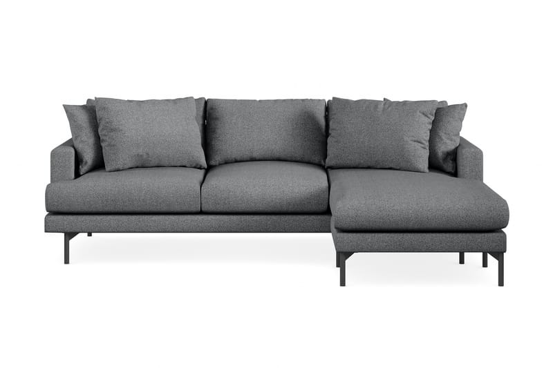 Menard 4-seters Divansofa - Mørkegrå - Møbler - Sofaer - Sofa med sjeselong - 4 seters sofa med divan