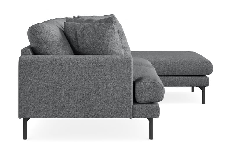 Menard 4-seters Divansofa - Mørkegrå - Møbler - Sofaer - Sofa med sjeselong - 4 seters sofa med divan