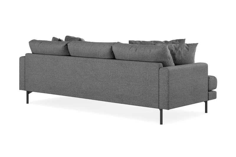 Menard 4-seters Divansofa - Mørkegrå - Møbler - Sofaer - Sofa med sjeselong - 4 seters sofa med divan