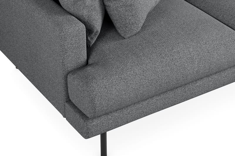 Menard 4-seters Divansofa - Mørkegrå - Møbler - Sofaer - Sofa med sjeselong - 4 seters sofa med divan