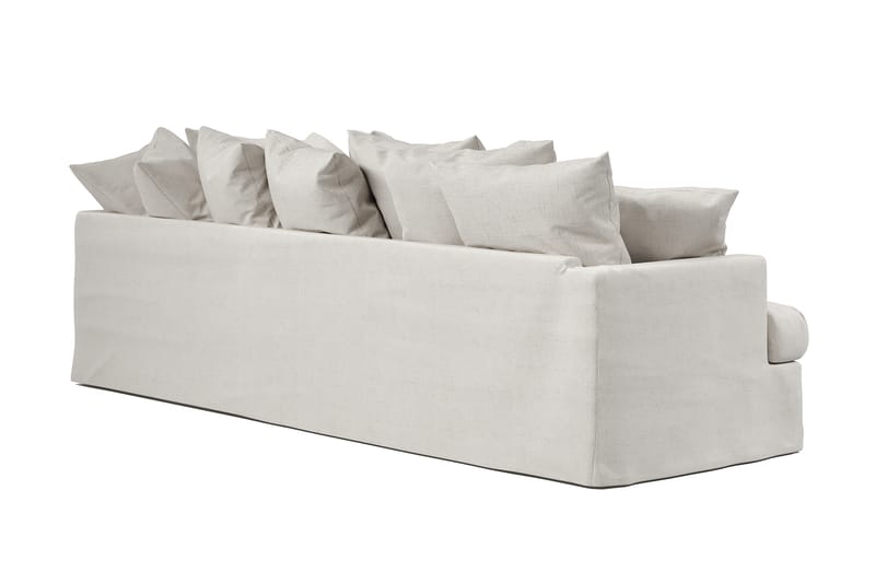 Menard Sofa med Sjeselong Høyre - Beige - Møbler - Sofaer - Sofa med sjeselong - 4 seters sofa med divan