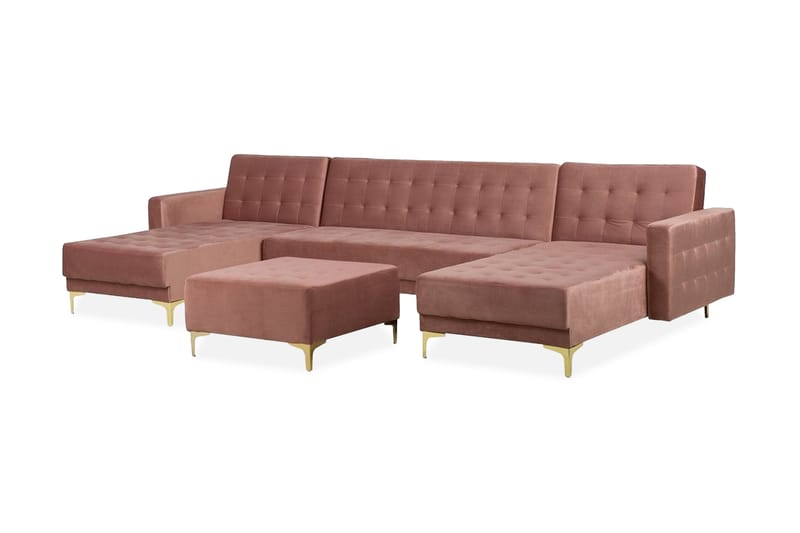 Aberdeen Divansofa 348 cm - Rosa - Møbler - Sofaer - Sofa med sjeselong