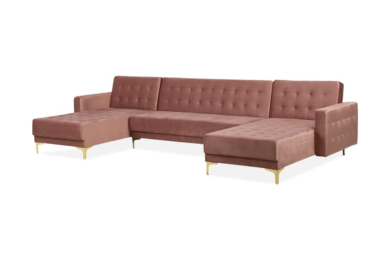 Aberdeen Divansofa 348 cm - Rosa - Møbler - Sofaer - Sofa med sjeselong