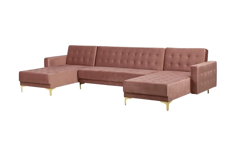 Aberdeen Divansofa 348 cm - Rosa - Møbler - Sofaer - Sofa med sjeselong