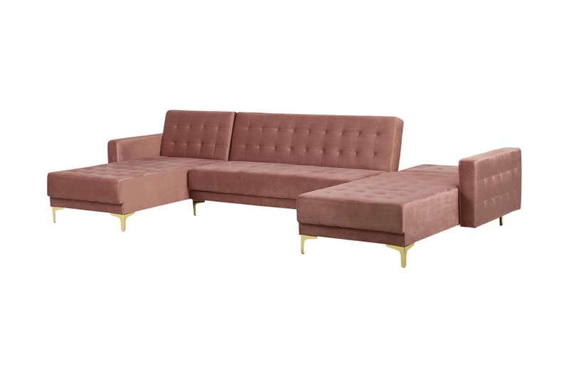 Aberdeen Divansofa 348 cm - Rosa - Møbler - Sofaer - Sofa med sjeselong