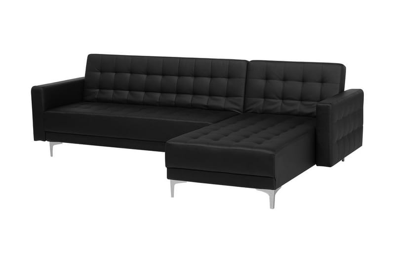 Aberdeen Hjørnesofa 267 cm - Svart - Møbler - Sofaer - Sofa med sjeselong