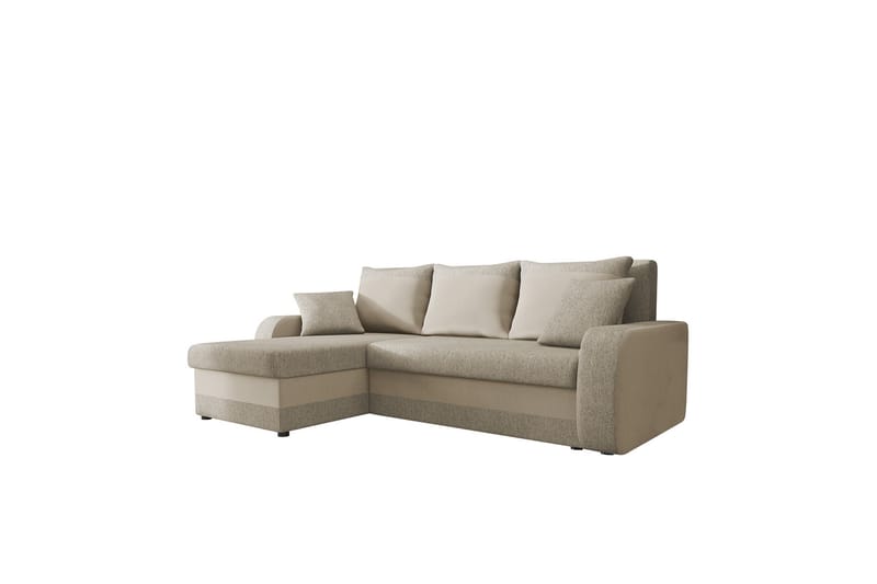 Alvared Sofa med Sjeselong 3-seter - Beige - Møbler - Sofaer - Sofa med sjeselong