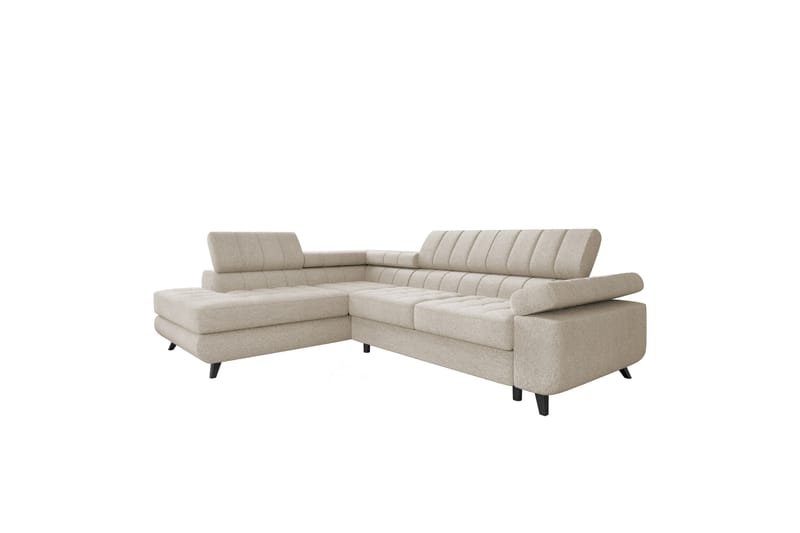 Amshyttan Sofa med Sjeselong 3-seter - Beige - Møbler - Sofaer - Sofa med sjeselong