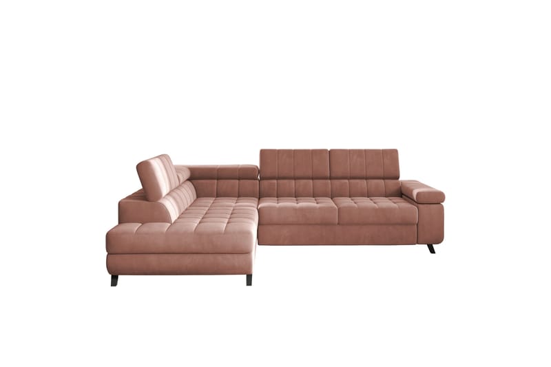 Amshyttan Sofa med Sjeselong 3-seter - Brun - Møbler - Sofaer - Sofa med sjeselong