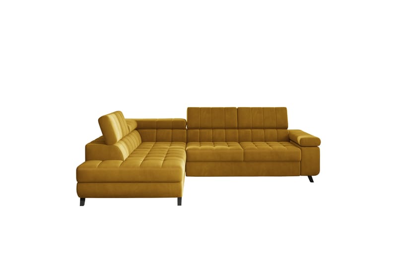 Amshyttan Sofa med Sjeselong 3-seter - Gul - Møbler - Sofaer - Sofa med sjeselong