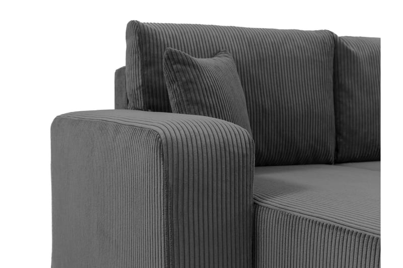 Barile Sofa med Divan 3-seter - Grønn - Møbler - Sofaer - Sofa med sjeselong