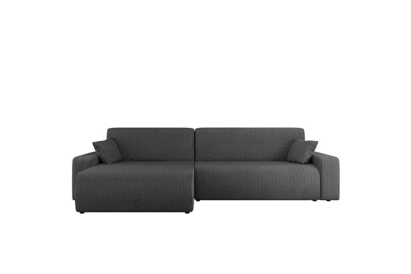 Barile Sofa med Divan 3-seter - Mørk grå - Møbler - Sofaer - Sofa med sjeselong