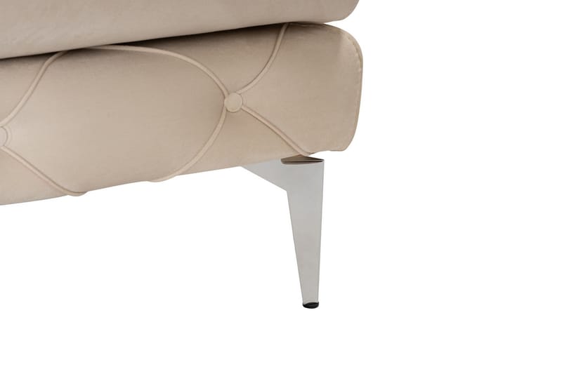 Beachport 3-seters Sofa med Høyre Sjeselong - Beige - Møbler - Sofaer - Sofa med sjeselong