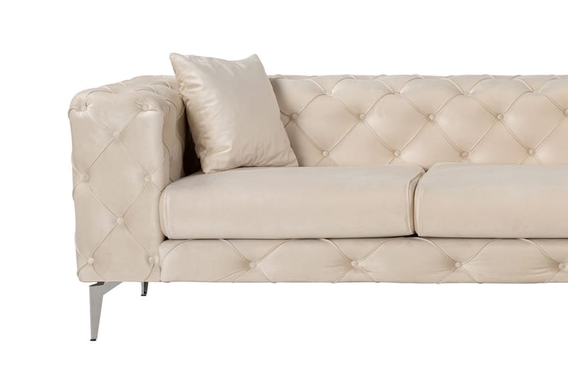 Beachport 3-seters Sofa med Høyre Sjeselong - Beige - Møbler - Sofaer - Sofa med sjeselong