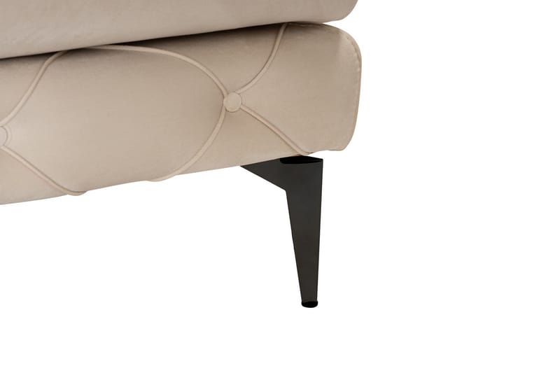 Beachport 3-seters Sofa med Høyre Sjeselong - Beige - Møbler - Sofaer - Sofa med sjeselong