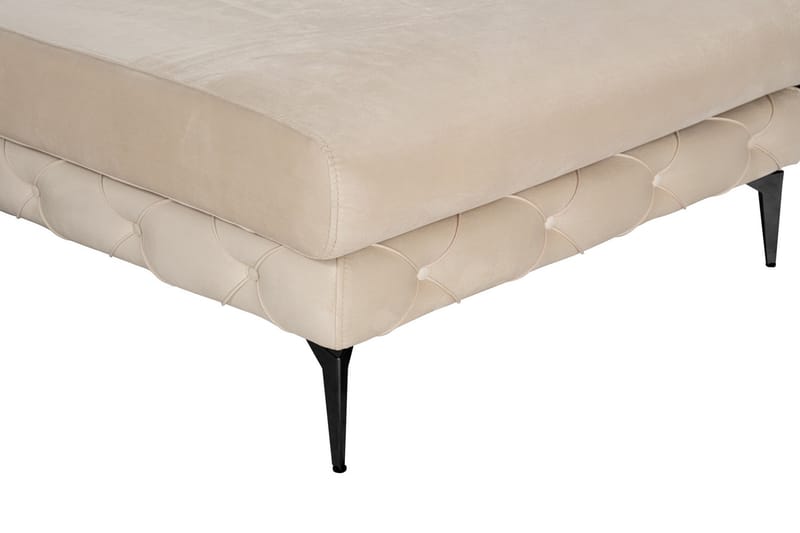 Beachport 3-seters Sofa med Venstre Sjeselong - Beige - Møbler - Sofaer - Sofa med sjeselong