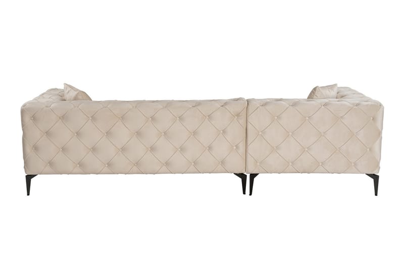 Beachport 3-seters Sofa med Venstre Sjeselong - Beige - Møbler - Sofaer - Sofa med sjeselong