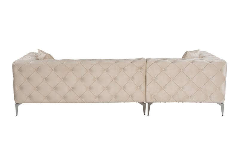 Beachport 3-seters Sofa med Venstre Sjeselong - Beige - Møbler - Sofaer - Sofa med sjeselong