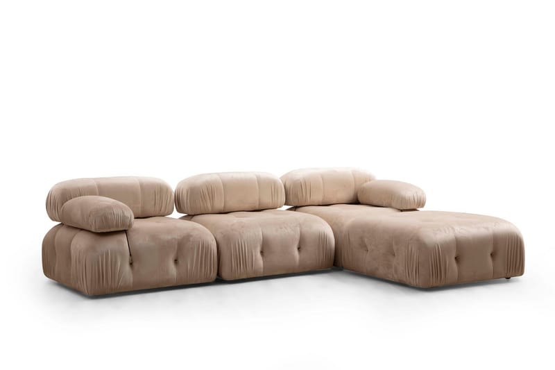 Bengul Boblende Divansofa 3-seter 288 cm - Beige - Møbler - Sofaer - Sofa med sjeselong