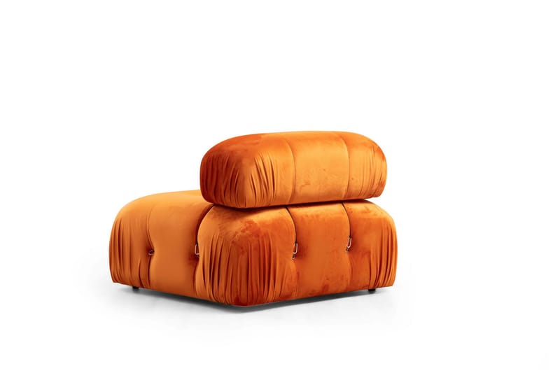 Bengul Boblende Divansofa 3-seter 288 cm - Oransje - Møbler - Sofaer - Sofa med sjeselong