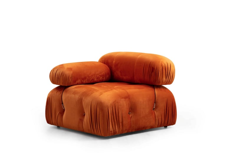 Bengul Boblende Divansofa 3-seter 288 cm - Oransje - Møbler - Sofaer - Sofa med sjeselong