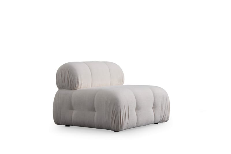 Bengul Sofa med Sjeselong 3-seter - Hvit - Møbler - Sofaer - Sofa med sjeselong