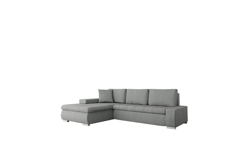 Cerys Sofa med Divan 3-seter - Grå - Møbler - Sofaer - Sofa med sjeselong