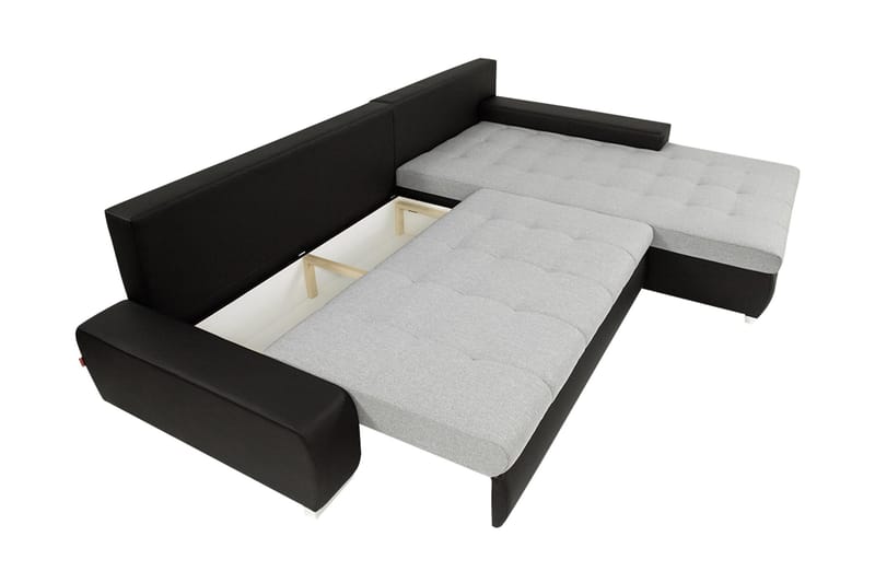 Cerys Sofa med Divan 3-seter - Hvit - Møbler - Sofaer - Sofa med sjeselong