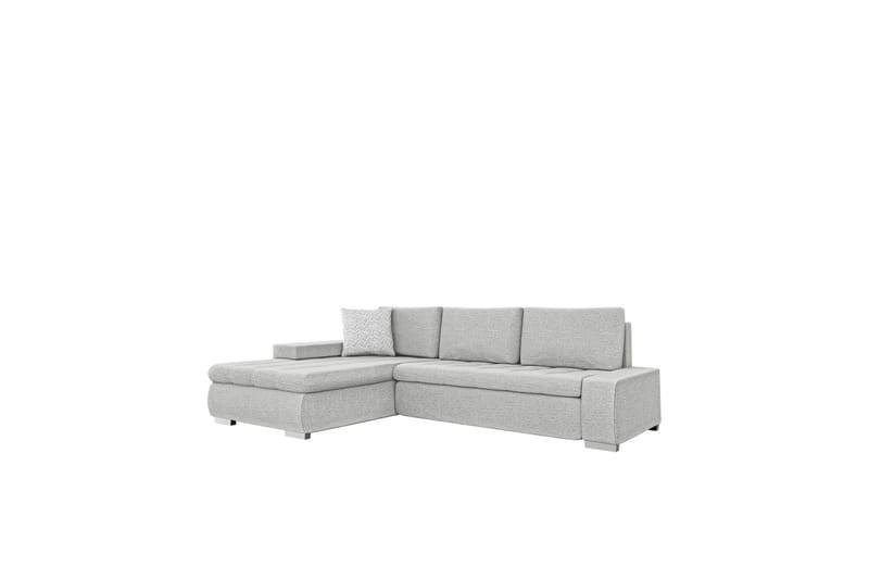 Cerys Sofa med Divan 3-seter - Lys grå - Møbler - Sofaer - Sofa med sjeselong